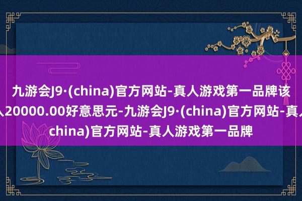 九游会J9·(china)官方网站-真人游戏第一品牌该股竣事交易收入20000.00好意思元-九游会J9·(china)官方网站-真人游戏第一品牌