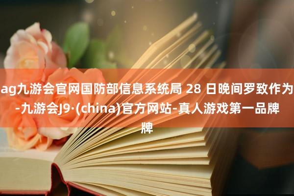 ag九游会官网国防部信息系统局 28 日晚间罗致作为-九游会J9·(china)官方网站-真人游戏第一品牌